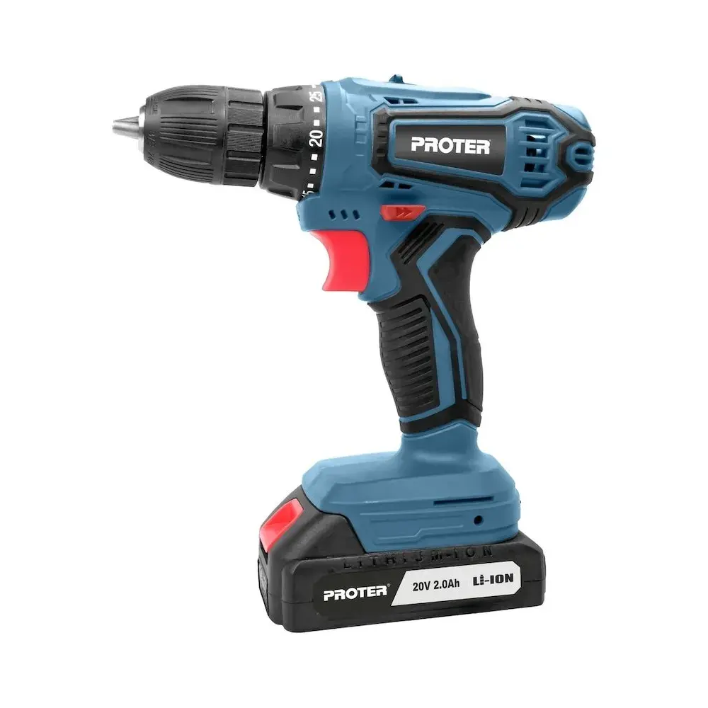Proter PST920SP 20 V 2 Ah Darbesiz Şarjlı Matkap