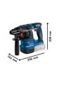 Bosch 0615A5007L GSR 18V-45 + GWS 18V-8 + GBH 18V-22 Üç Akülü 4 Ah Kombo Set