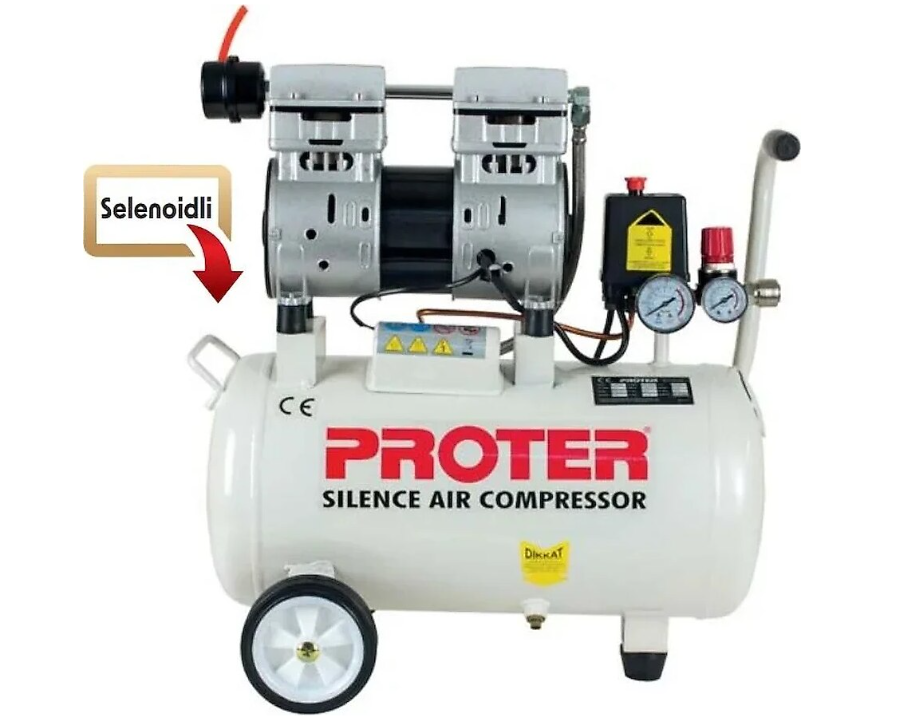 PROTER PR 24 S Sessiz Hava Kompresörü Yağsız