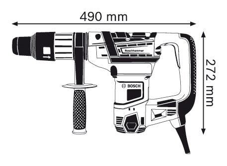 Bosch GBH 5-40 D 1100 W Pnömatik Kırıcı-Delici