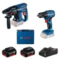 BOSCH GBH 180-LI + GSR 185-LI İKİLİ SET