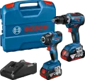 Bosch GSR 18V-90 C ve GDR 18V-220 C (2 x 4,0 Ah; GAL 18V-40; LC) Professional Karma Set