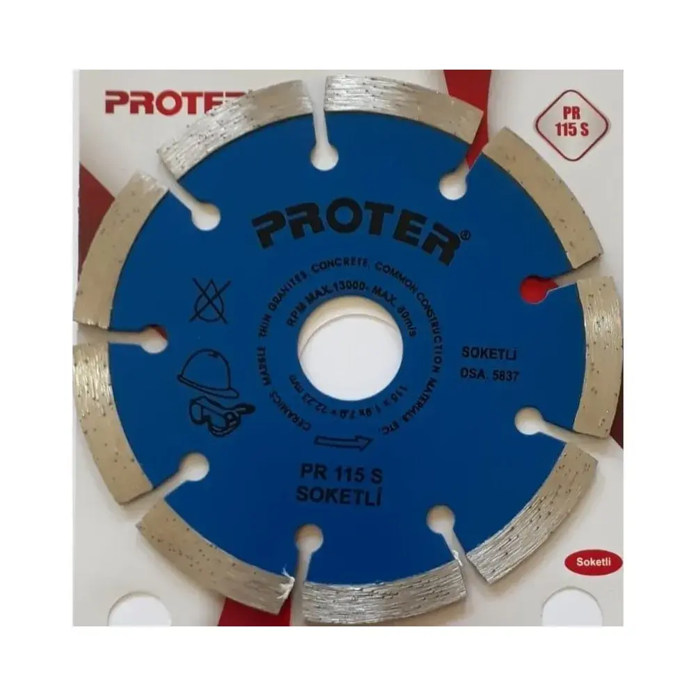 Proter PR 115 S 115 mm Soketli Elmas Beton Testere