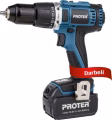 Proter PST 540 BL 20 V Çift Akülü Kömürsüz Darbeli Matkap