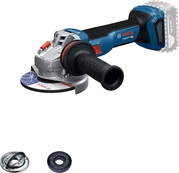 Bosch GWS 18V-11 S Çift Akülü 5 Ah Taşlama Makinesi