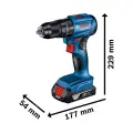 Bosch GDX 18V-285 + GSB 185-Li Elektrikli El Aletleri Seti