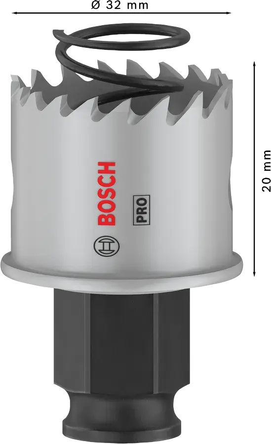 Bosch PRO Sheet Metal PC Plus Delik Açma Testeresi 32 mm
