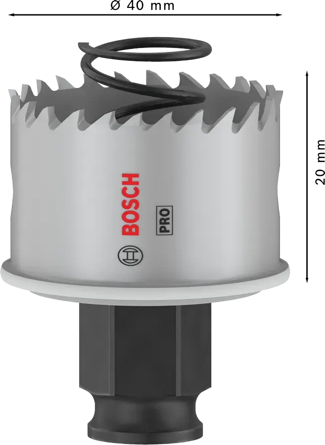 Bosch PRO SM PC-Plus Delik Açma Testeresi 40mm