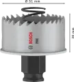 Bosch PRO SM PC-Plus Delik Açma Testeresi 51mm