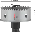 Bosch PRO SM PC-Plus Delik Açma Testeresi 64mm