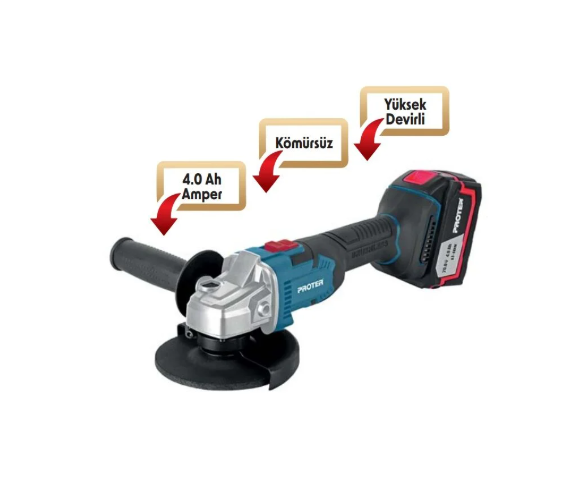 Proter PST 504 AG 20 V Akülü Avuç Taşlama Makinesi